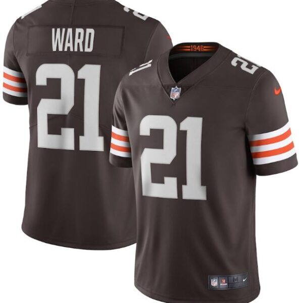 Nike Cleveland Browns #21 Denzel Ward Brown 2020 New Vapor Untouchable Limited Jersey