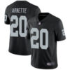 Men’s Las Vegas Raiders #20 Damon Arnette Limited Black Team Color Vapor Untouchable Jersey