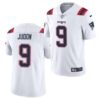 Men’s New England Patriots #9 Matthew Judon White 2021 NEW Vapor Untouchable Stitched NFL Nike Limited Jersey