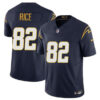 Men’s Los Angeles Chargers #82 Brenden Rice Navy 2024 Draft F.U.S.E. Vapor Limited Football Stitched Jersey