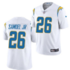 Men’s White Los Angeles Chargers #26 Asante Samuel Jr. Vapor Untouchable Limited Stitched Jersey