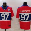 Men’s New York Giants #97 Dexter Lawrence II Limited Red Alternate FUSE Team Patch Vapor Jersey