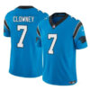 Men’s Carolina Panthers #7 Jadeveon Clowney Blue 2024 F.U.S.E. Vapor Limited Football Stitched Jersey