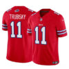 Men’s Buffalo Bills #11 Mitch Trubisky Red 2023 F.U.S.E. Vapor Untouchable Limited Football Stitched Jersey