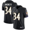 Nike Ravens #34 Anthony Averett Black Alternate Men’s Stitched NFL Vapor Untouchable Limited Jersey