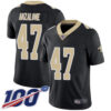 Nike Saints #47 Alex Anzalone Black Team Color Men’s Stitched NFL 100th Season Vapor Limited Jersey