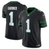 Men’s New York Jets #1 Sauce Gardner Black 2024 F.U.S.E. Vapor Limited Football Stitched Jersey