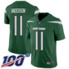 Nike Jets #11 Robby Anderson Green Team Color Men’s Stitched NFL 100th Season Vapor Limited Jersey