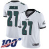 Nike Eagles #27 Malcolm Jenkins White Men’s Stitched NFL 100th Season Vapor Limited Jersey