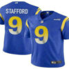 Men’s Los Angeles Rams #9 Matthew Stafford Royal Blue 2021 NEW Vapor Untouchable Stitched NFL Nike Limited Jersey