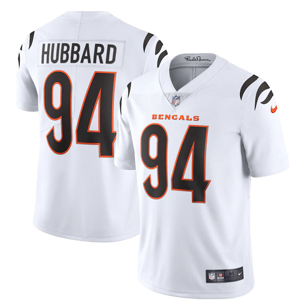 Men’s Cincinnati Bengals #94 Sam Hubbard 2021 White Vapor Untouchable Limited Stitched Jersey