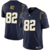 Men’s Los Angeles Chargers #82 Brenden Rice Navy 2024 Draft Vapor Limited Football Stitched Jersey