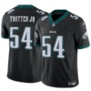Men’s Philadelphia Eagles #54 Jeremiah Trotter Jr Black 2024 Draft F.U.S.E. Vapor Untouchable Limited Football Stitched Jersey