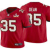Men’s Tampa Bay Buccaneers #35 Jamel Dean Red 2021 Super Bowl LV Limited Stitched NFL Jersey