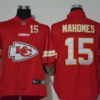 Men’s Kansas City Chiefs #15 Patrick Mahomes Red 2020 Big Logo Number Vapor Untouchable Stitched NFL Nike Fashion Limited Jersey