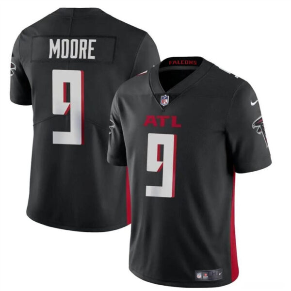 Men’s Atlanta Falcons #9 Rondale Moore Black Vapor Untouchable Limited Football Stitched Jersey