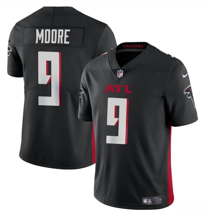 Men’s Atlanta Falcons #9 Rondale Moore Black Vapor Untouchable Limited Football Stitched Jersey