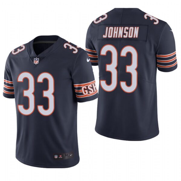 Men’s Chicago Bears #33 Jaylon Johnson Navy Color Rush Limited 2020 NFL Draft Jersey