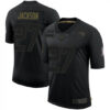 Men’s New England Patriots #27 J.C. Jackson Limited 2020 Salute To Service Black Jersey