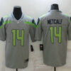 Men’s Seattle Seahawks #14 D.K. Metcalf Grey 2019 Inverted Legend Stitched NFL Nike Limited Jersey