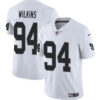 Men’s Las Vegas Raiders #94 Christian Wilkins White Vapor Football Stitched Jersey