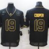 Men’s Dallas Cowboys #19 Amari Cooper Black Gold 2020 Salute To Service Stitched NFL Nike Limited Jersey