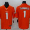 Men’s Miami Dolphins #1 Tua Tagovailoa Orange 2020 Vapor Untouchable Stitched NFL Nike Limited Jersey