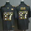 Men’s Kansas City Chiefs #87 Travis Kelce Jesus Faith Black Vapor Untouchable Stitched NFL Nike Limited Jersey