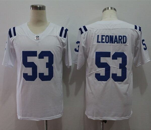 Nike Colts 53 Darius Leonard White Vapor Untouchable Limited Jersey