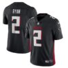 Men’s Atlanta Falcons #2 Matt Ryan Black New Vapor Untouchable Limited Nike Jersey