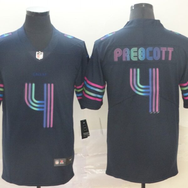 Nike Cowboys 4 Dak Prescott Navy City Edition Vapor Untouchable Limited Jersey