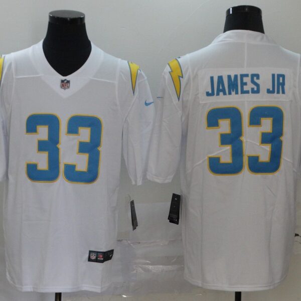 Men’s Los Angeles Chargers #33 Derwin James Jr White 2020 NEW Vapor Untouchable Stitched NFL Nike Limited Jersey