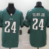 Men’s Philadelphia Eagles #24 Darius Slay Jr Midnight Green 2017 Vapor Untouchable Stitched NFL Nike Limited Jersey