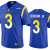 Men’s Los Angeles Rams #3 Odell Beckham Jr. 2021 Vapor Untouchable Limited Stitched Football Royal Jersey