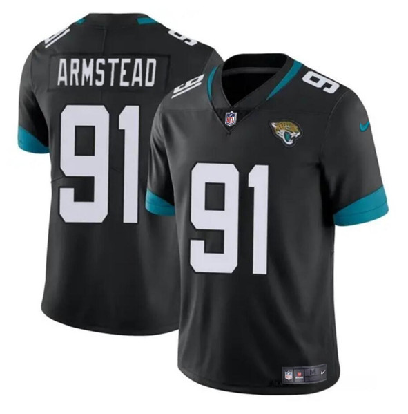 Men’s Jacksonville Jaguars #91 Arik Armstead Black Vapor Untouchable Limited Football Stitched Jersey