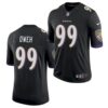 Men’s Baltimore Ravens #99 Odafe Oweh Black 2021 Limited Football Jersey
