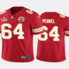 Men’s Kansas City Chiefs #64 Mike Pennel Red 2021 Super Bowl LV Limited Stitched NFL Jersey