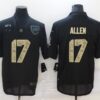 Men’s Buffalo Bills #17 Josh Allen Black Camo 2020 Salute To Service Stitched NFL Nike Limited Jersey