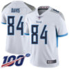 Nike Titans #84 Corey Davis White Men’s Stitched NFL 100th Season Vapor Limited Jersey