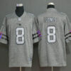 Men’s New York Giants #8 Daniel Jones 2019 Gray Gridiron Vapor Untouchable Stitched NFL Nike Limited Jersey