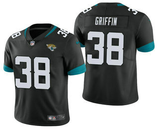 Men’s Jacksonville Jaguars #38 Shaquill Griffin Black 2021 Vapor Untouchable Stitched NFL Nike Limited Jersey