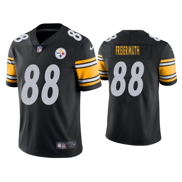 Men’s Pittsburgh Steelers #88 Pat Freiermuth Vapor Limited Black Jersey