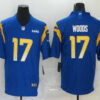 Men’s Los Angeles Rams #17 Robert Woods Royal Blue 2020 NEW Vapor Untouchable Stitched NFL Nike Limited Jersey