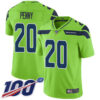 Nike Seahawks #20 Rashaad Penny Green Men’s Stitched NFL Limited Rush 100th Season Jersey