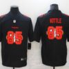 Men’s San Francisco 49ers #85 George Kittle Black 2020 Shadow Logo Vapor Untouchable Stitched NFL Nike Limited Jersey