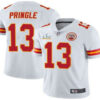 Men’s Kansas City Chiefs #13 Byron Pringle White 2021 Super Bowl LV Limited Stitched NFL Jersey