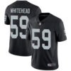 Nike Raiders #59 Tahir Whitehead Black Team Color Men’s Stitched NFL Vapor Untouchable Limited Jersey