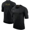Men’s Cleveland Browns #7 Jamie Gillan Black Limited 2020 Salute To Service Nike Jersey