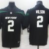 Men’s New York Jets #2 Zach Wilson Black 2021 Vapor Untouchable Stitched NFL Nike Limited Jersey