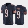 Men’s Chicago Bears #9 Nick Foles Vapor Untouchable Limited Navy Nike Jersey